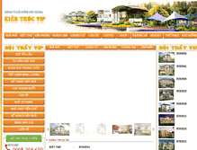 Tablet Screenshot of kientrucvip.com